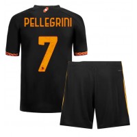 AS Roma Lorenzo Pellegrini #7 3rd trikot Kinder 2023-24 Kurzarm (+ Kurze Hosen)